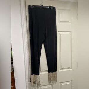 Burberry Charente Crystal Fringe Capri leggings